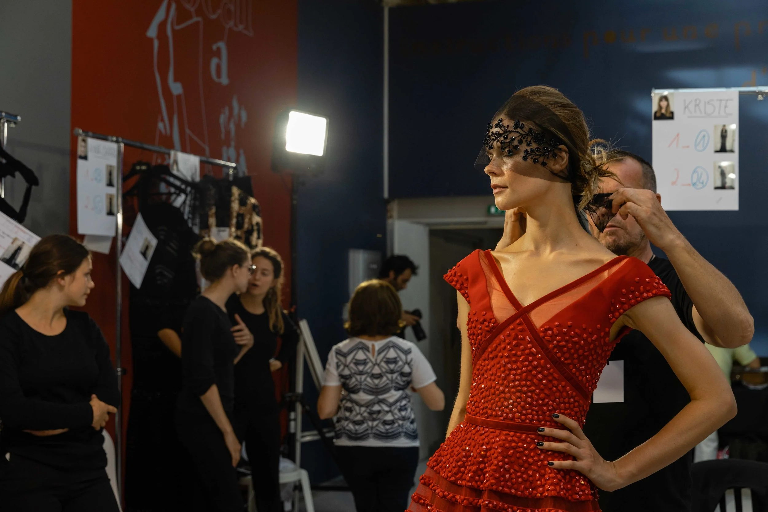 Georges Chakra Backstage - Paris Fashion Week - Haute Couture Fall Winter 2018/2019