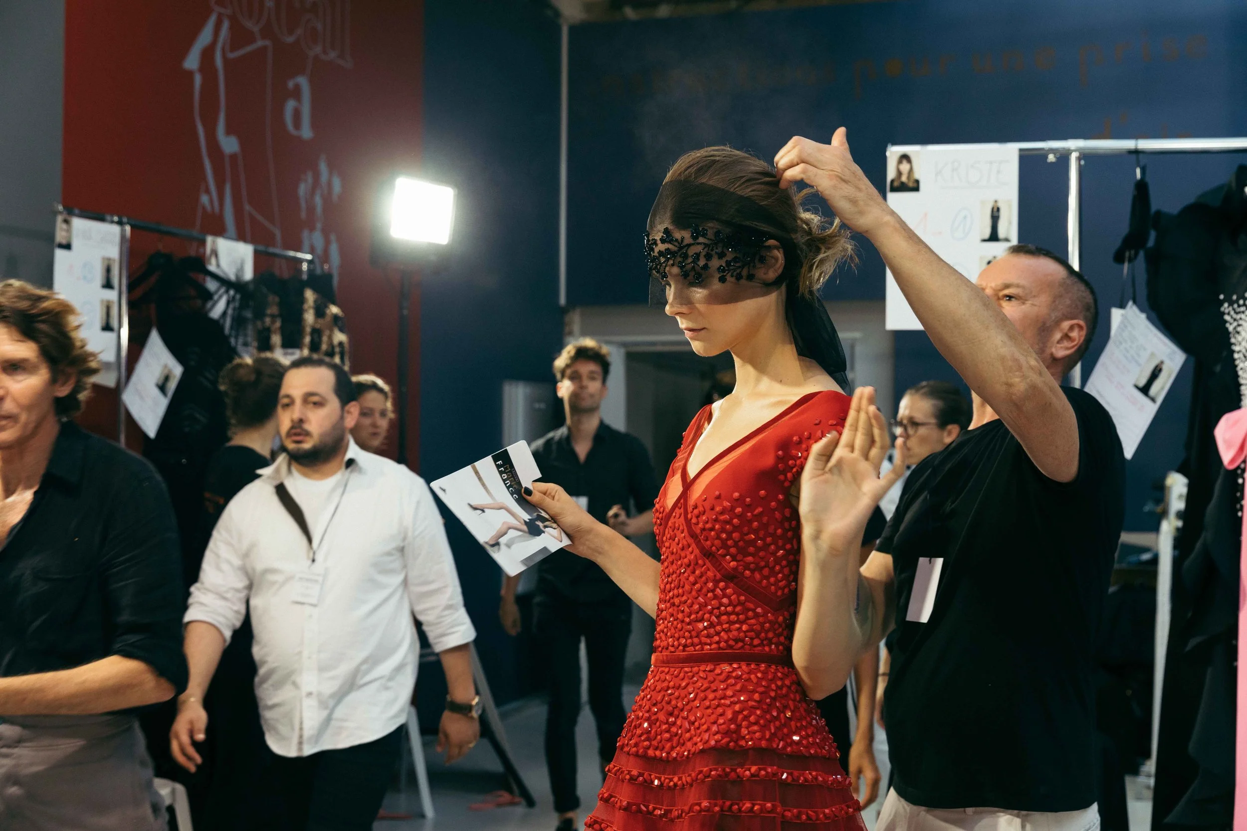 Georges Chakra Backstage - Paris Fashion Week - Haute Couture Fa