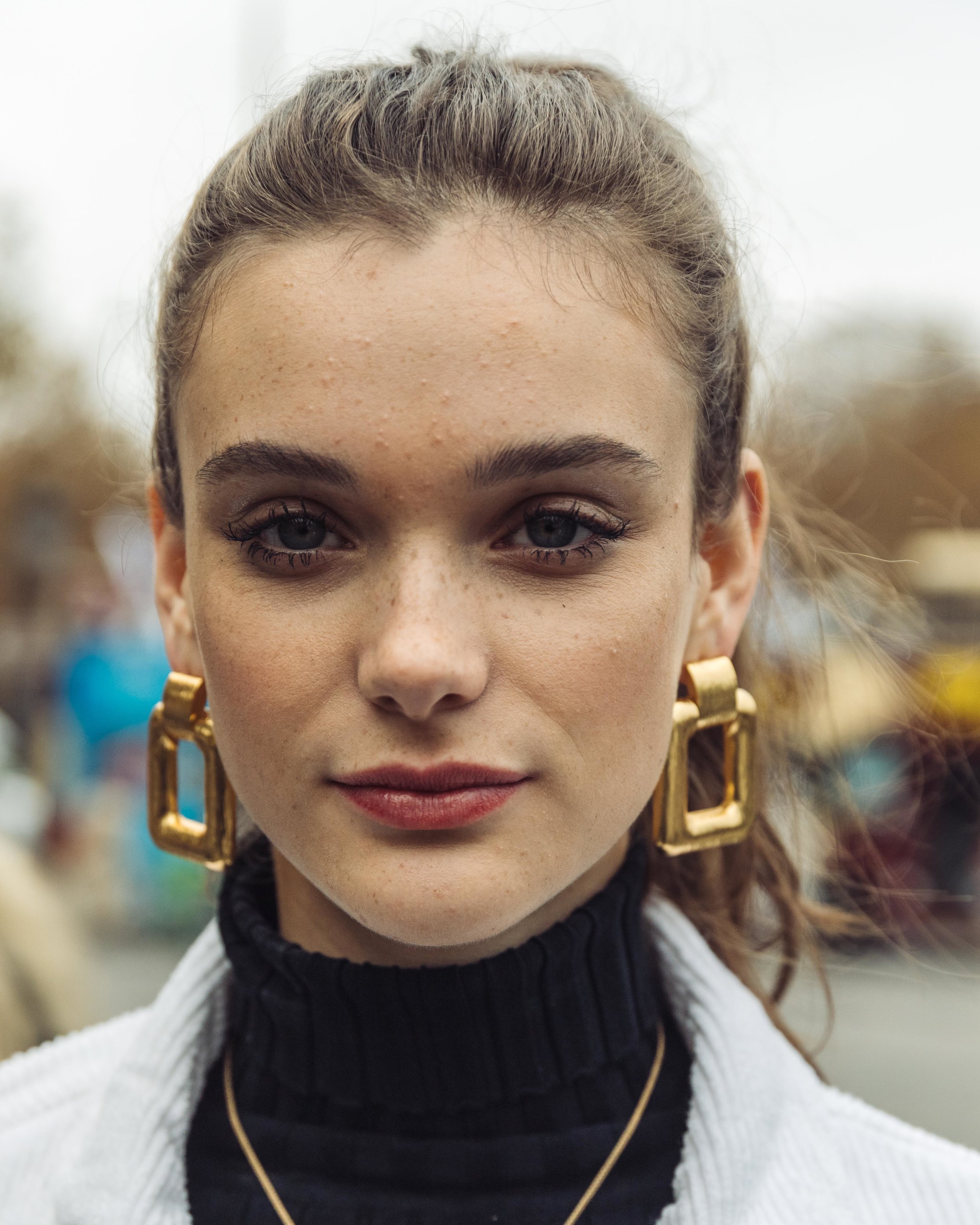 Portrait of Dutch model Sara Dijkink after Chanel during Paris Fashion Week (Copy)