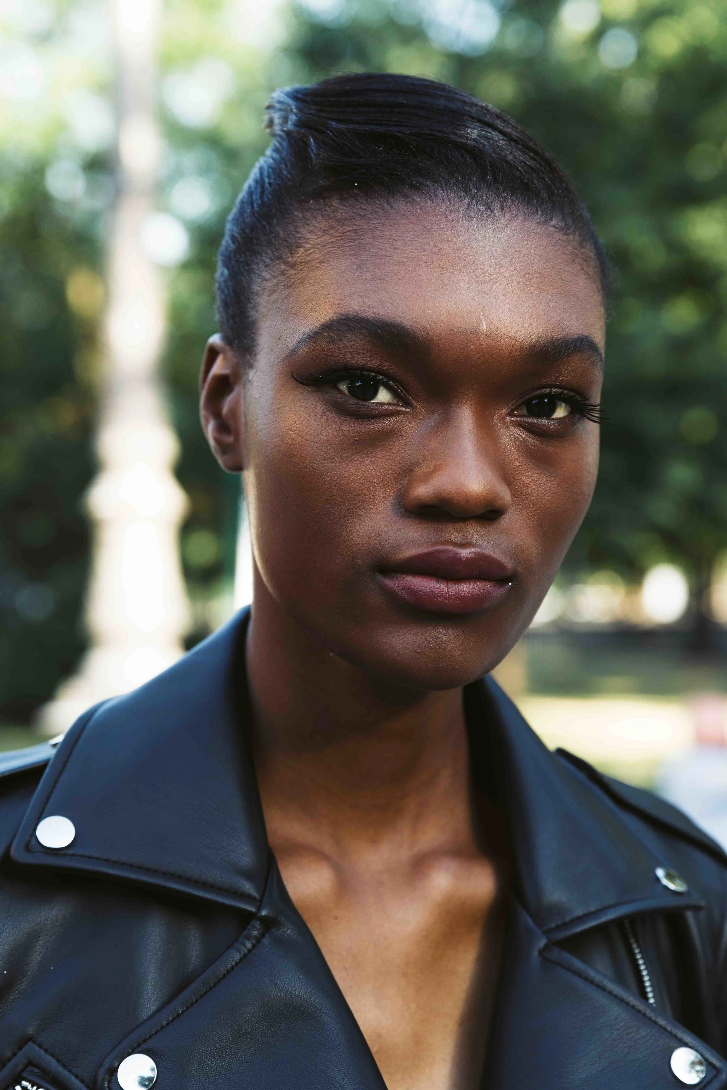 Portrait of a model in Paris, France