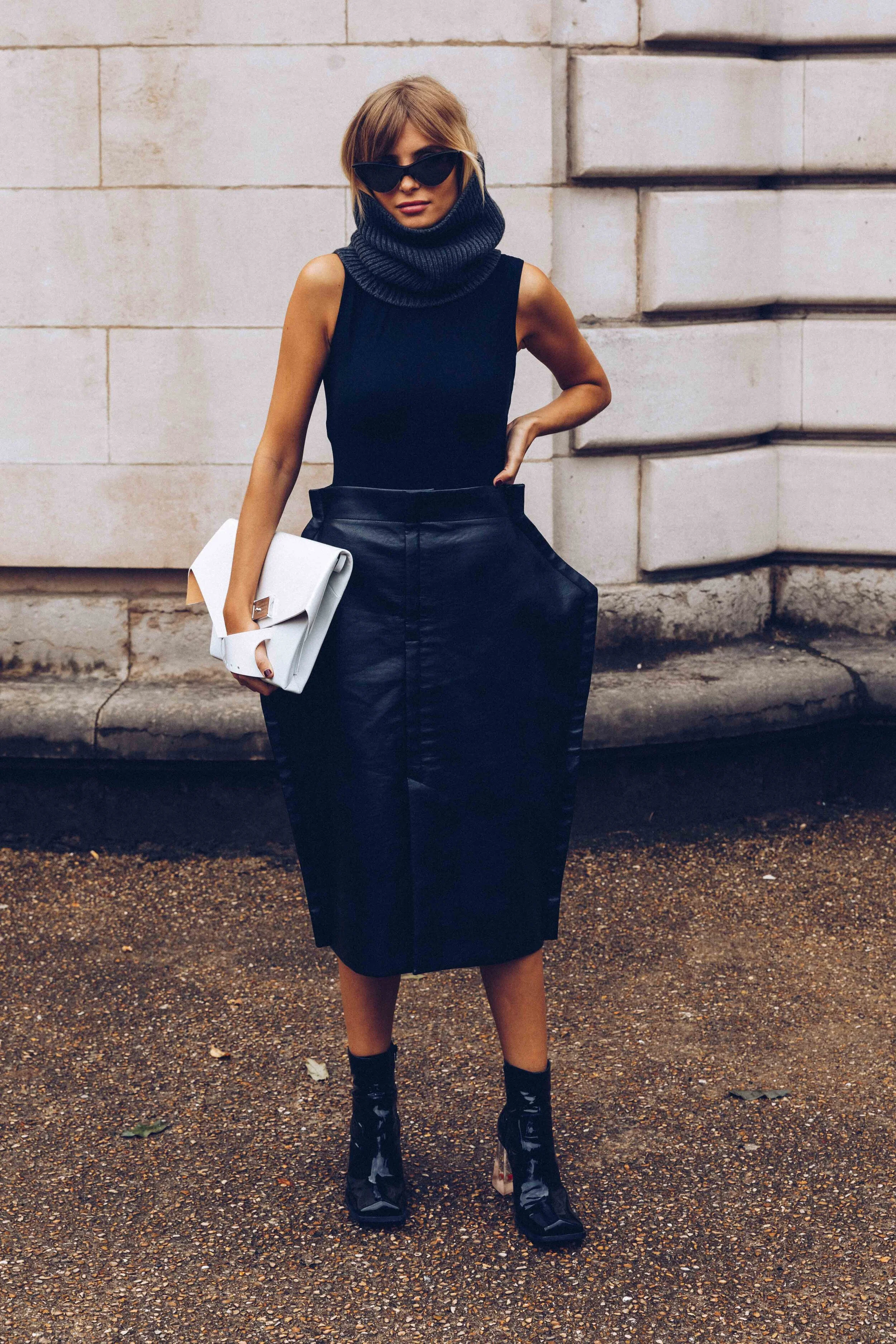  Xenia Adonts at Paris Fashion Week - Maison Margiela 