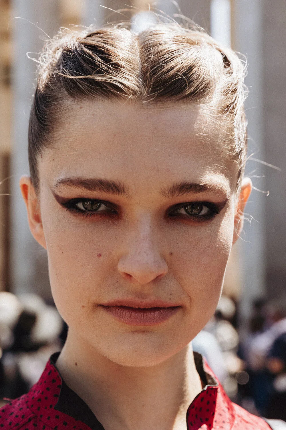   Dutch model in Paris  during  Paris Fashion Week  