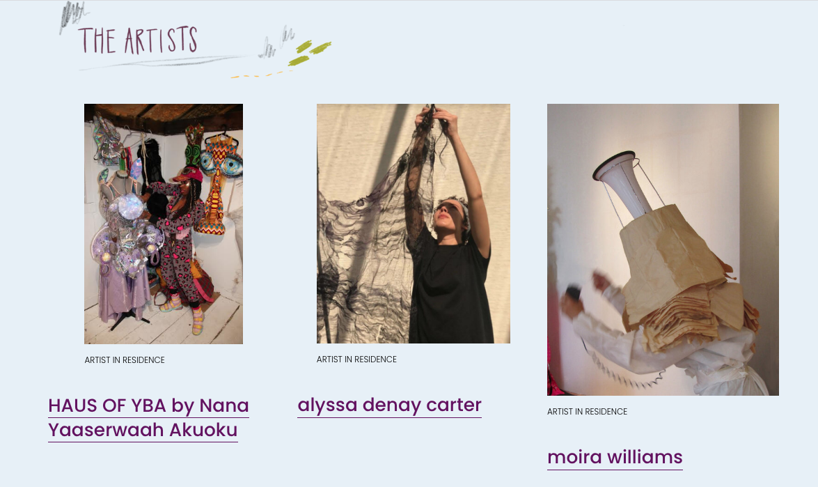 Artists in Residence