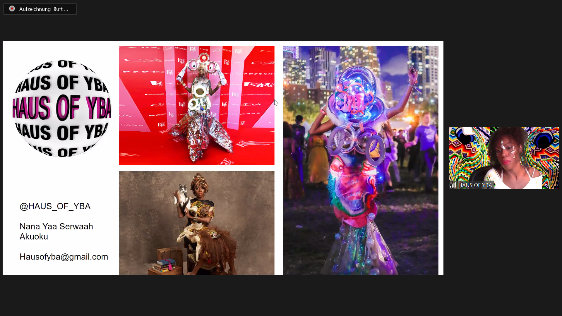  Haus of YBA presenting at the Virtual Town Hall 