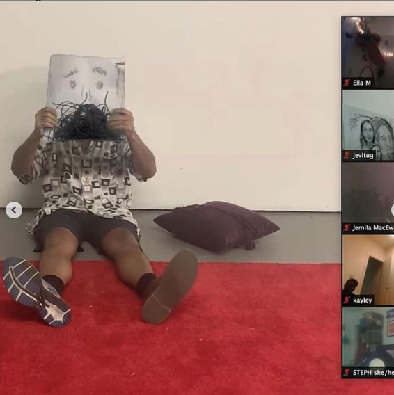  Carlos David TC shares a video performance piece, which included a dance break!  