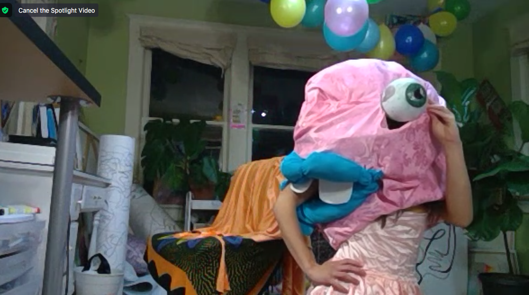  Lexi Perkins joyfully warms us up with otherworldly masks and puppets  