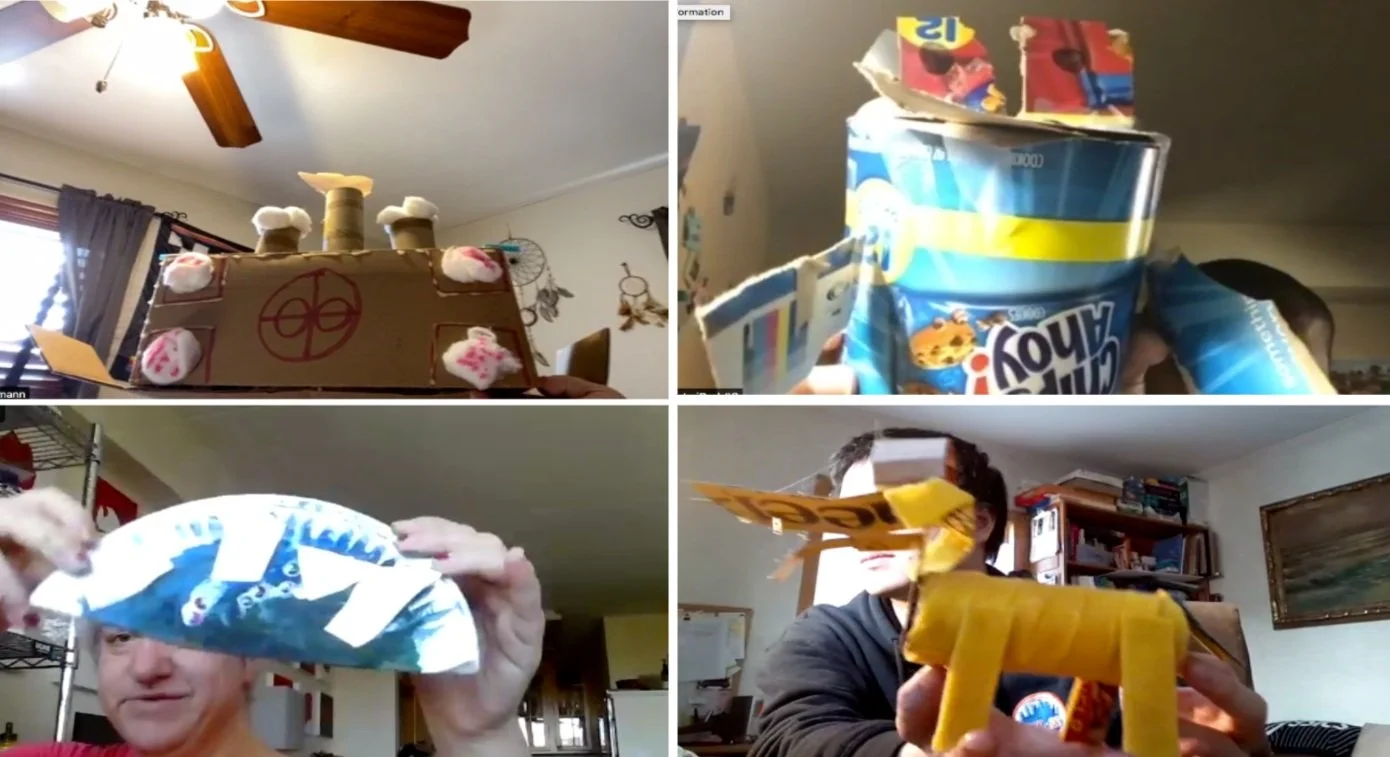   A big range of puppets from Youth Arts Initiative - an NYC-based studio that works with artists with disabilities.   