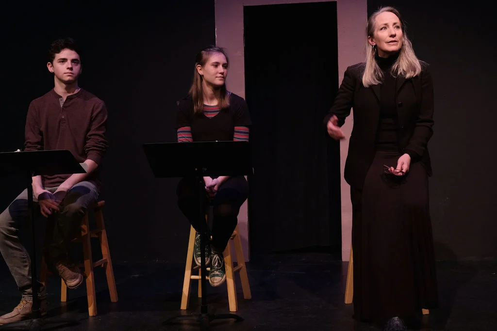 I AND YOU, 2019: Joshua Dannenberg, Kara McGee-Russell, and director Barbara Hatch
