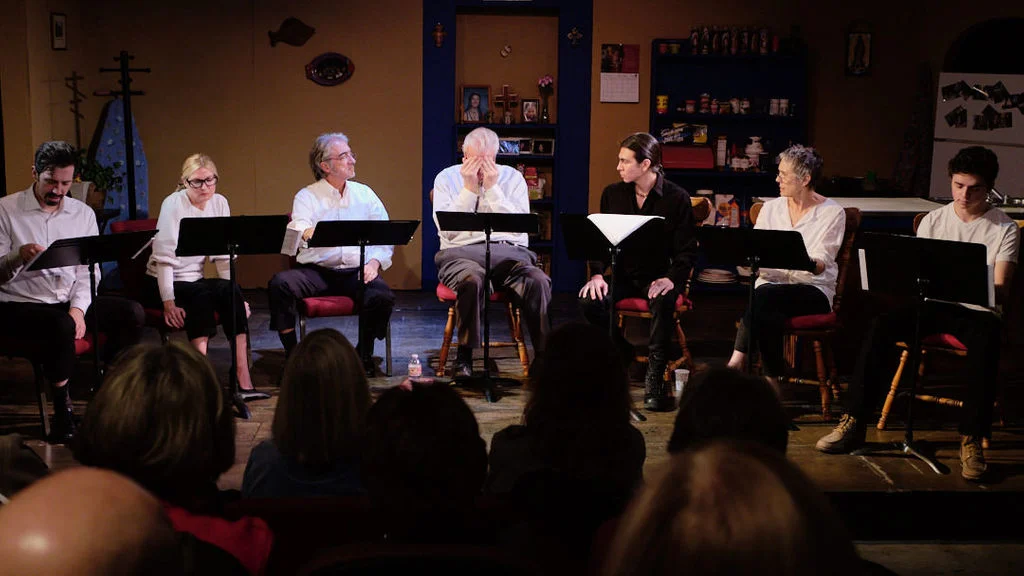 ANGELS FALL, 2019: Vaughn Irving, Jody Durham, Nicholas Ballas, Robert Benedetti, Elvides Nez, Kat Sawyer, Joshua Bannenberg