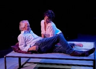 2017 - 3- Heisenberg by Simon Stephens, directed and designed by Robert Benedetti, with Jonathan Richards and Debrianna Mansini.