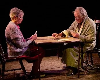 2018 - 1 - The Gin Game by D. L. Coburn, directed and designed by Robert Benedetti, with Suzanne Lederer and Jonathan Richards