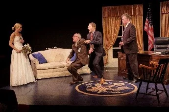 2018 - 4 - November by David Mamet, directed by Nicholas Ballas, with Jody Durham, Martin Campbell, Geoffrey Pomeroy, Robert Nott, and Fredrick Lopez