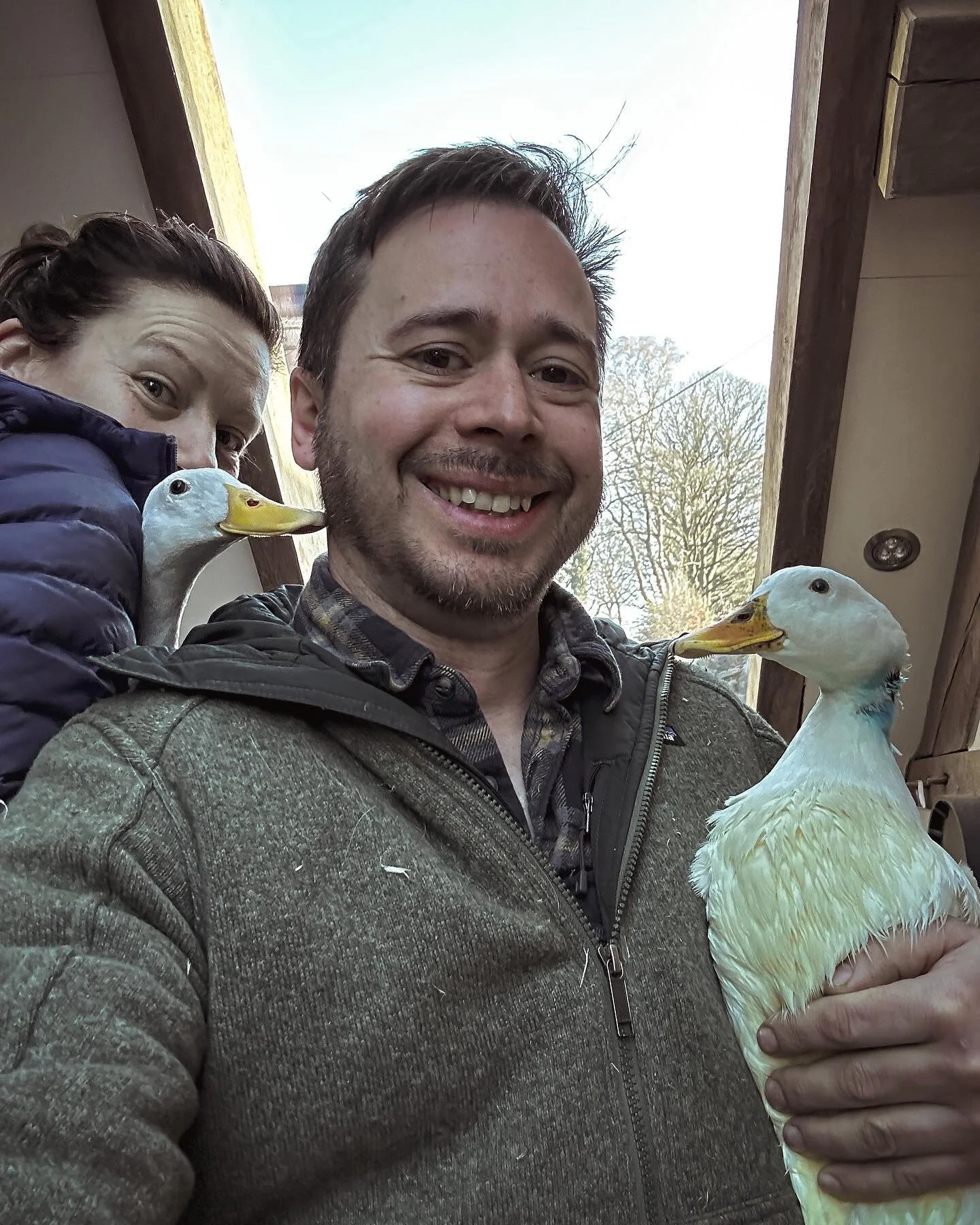 Sometimes, looking after animals can be tough. A week ago we had a mink attack our ducks. We lost two and two were seriously injured. Fortunately, these are the two that a week ago we weren’t sure would survive. Today, they’re doing well