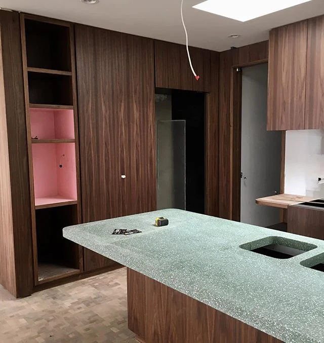 Joinery progress @ Project No. 2 with @richards_stanisich &amp; @ciolinoconstructions #1960s #mcm #midcenturymodern #seidler #architecture #formerglory