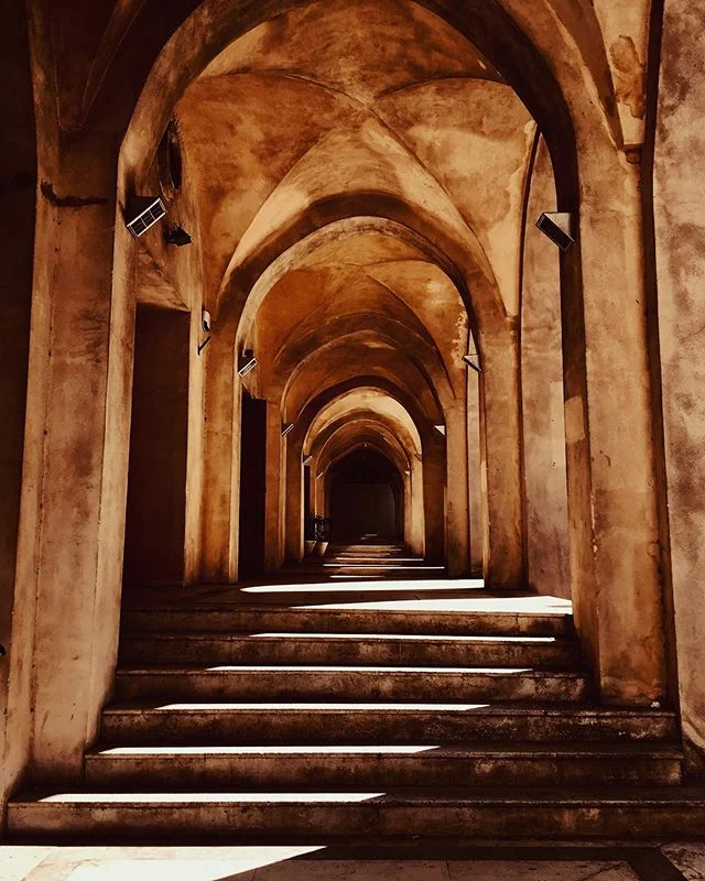 Vaulted arch alleyways in #yaffo #telaviv #ancient