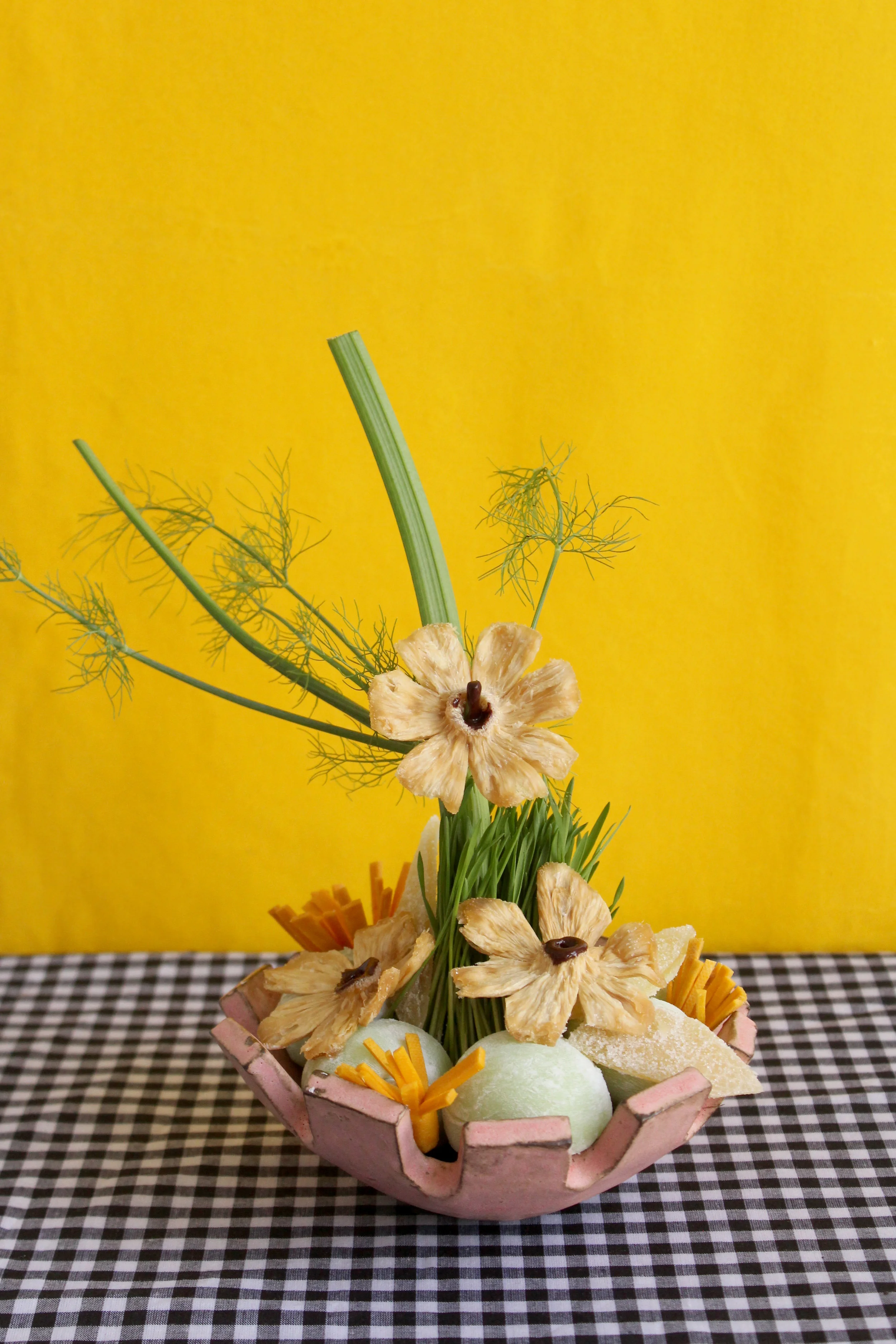 Large Edible Ikebana - Mess Hall Journal and Wet Vessels