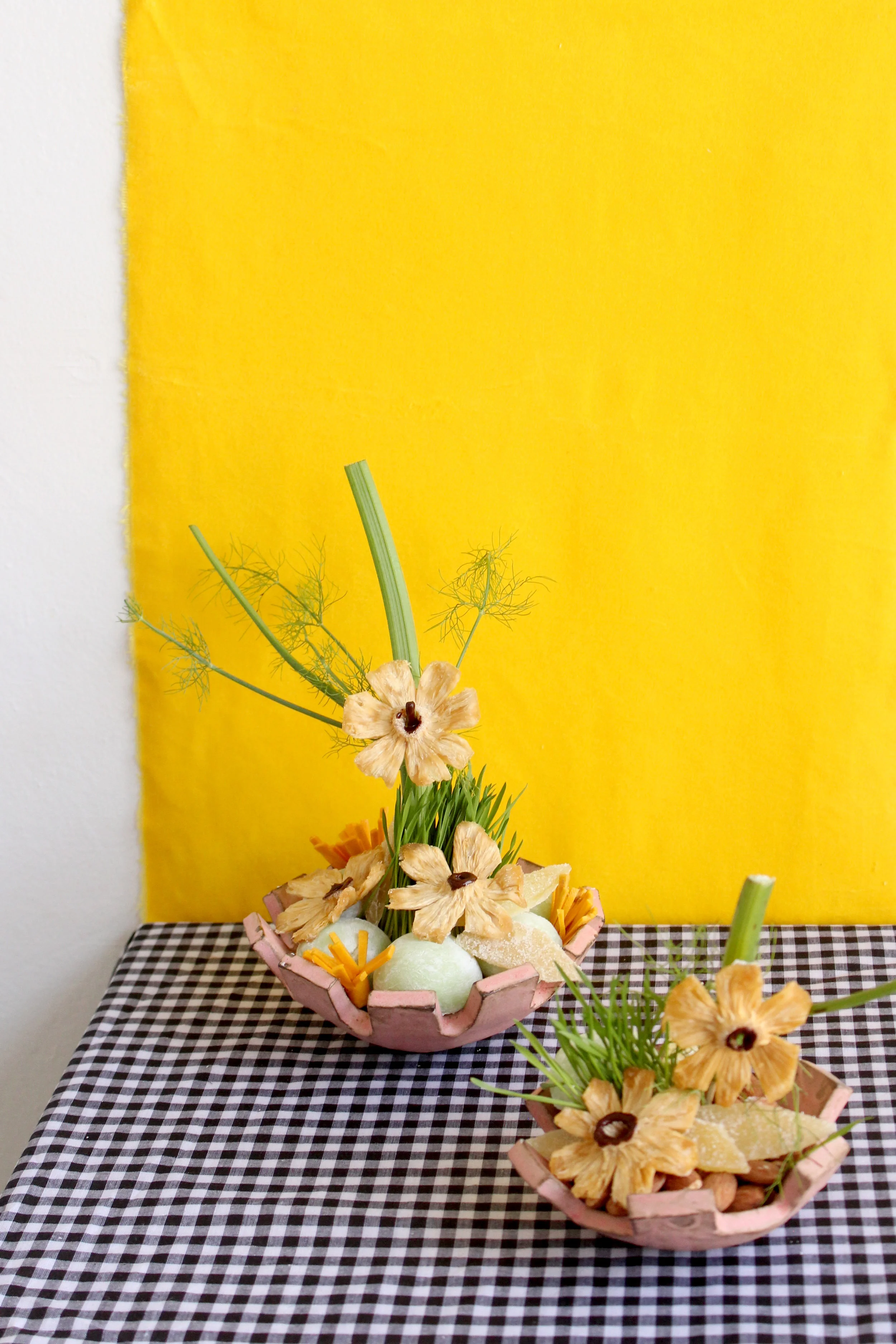 Edible Ikebana - Mess Hall Journal and Wet Vessels