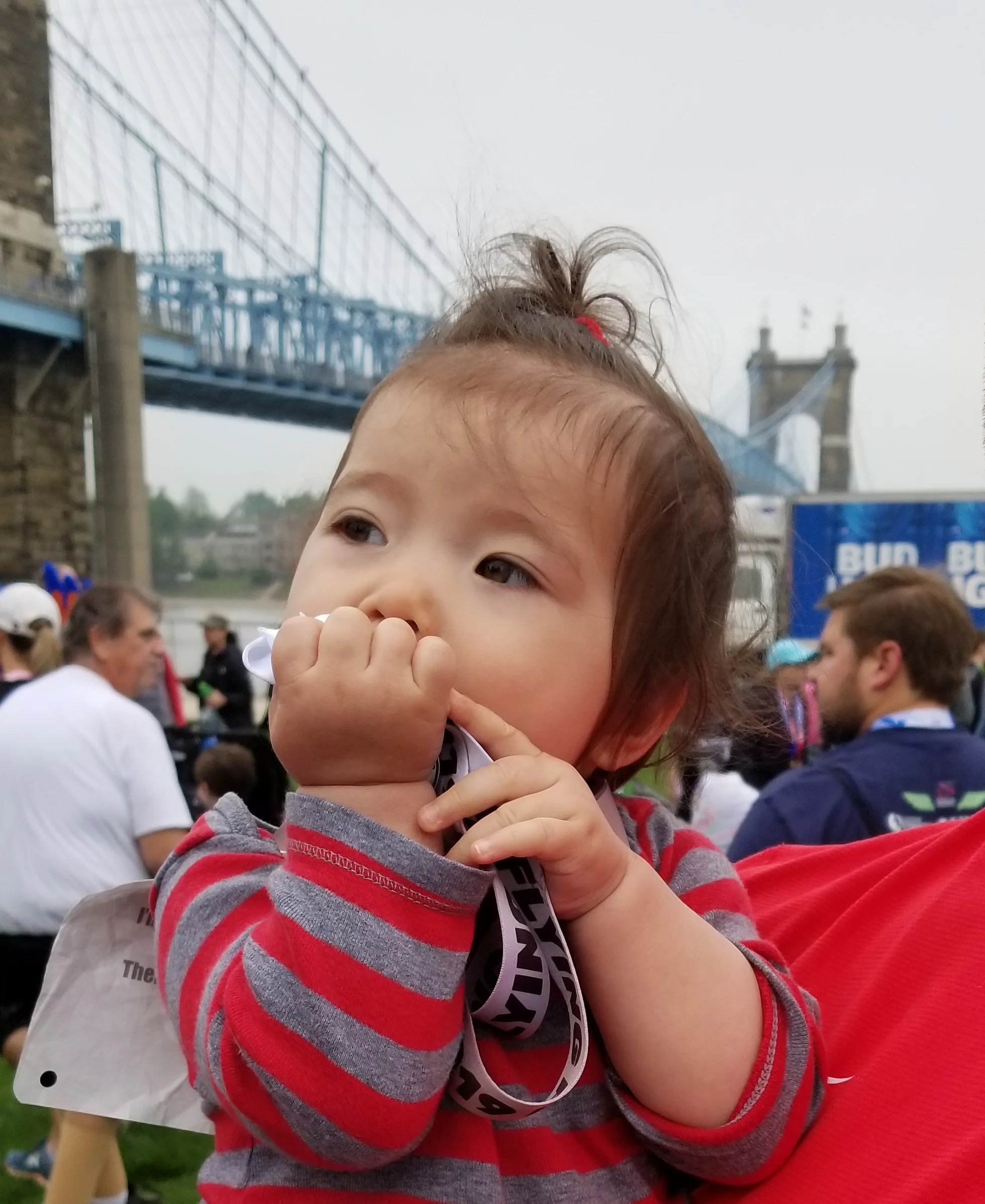 The taste of victory!