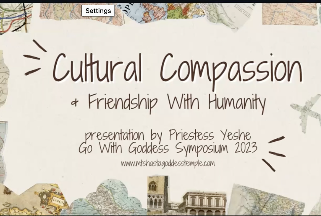 Cultural Compassion Priestess Yeshe