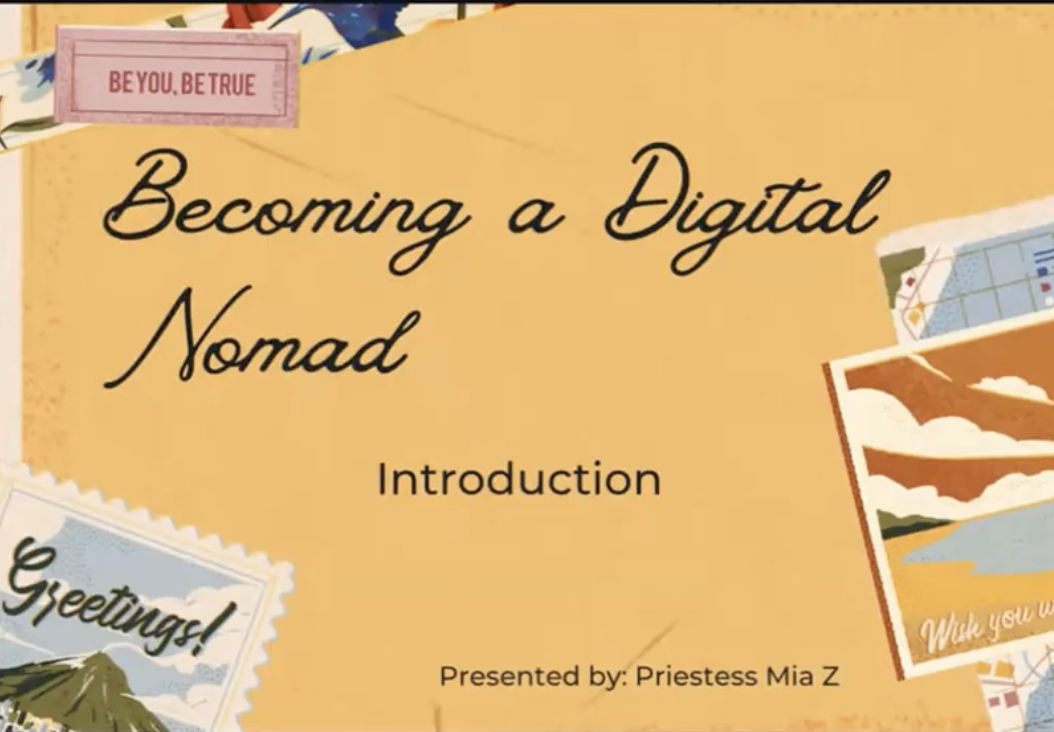 Becoming a Digital Nomad Priestess Mia