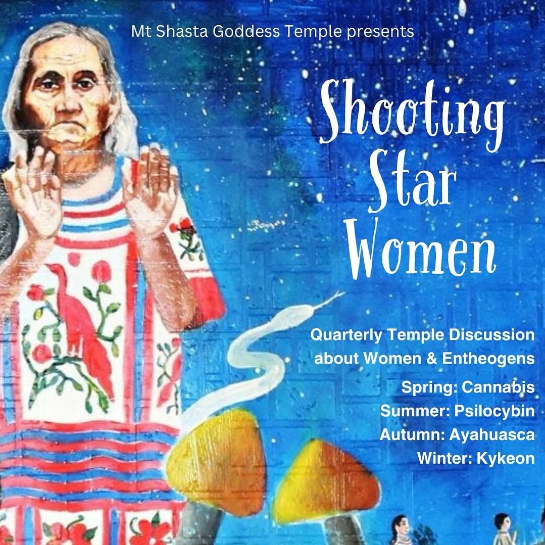Mandala Members join us today for our newest salon, Shooting Star Women. 

To attend our classes and watch the recordings, become a Mandala Member! Visit  mtshastagoddesstemple.com and click the Join the Goddess Temple button to access hundreds of ho