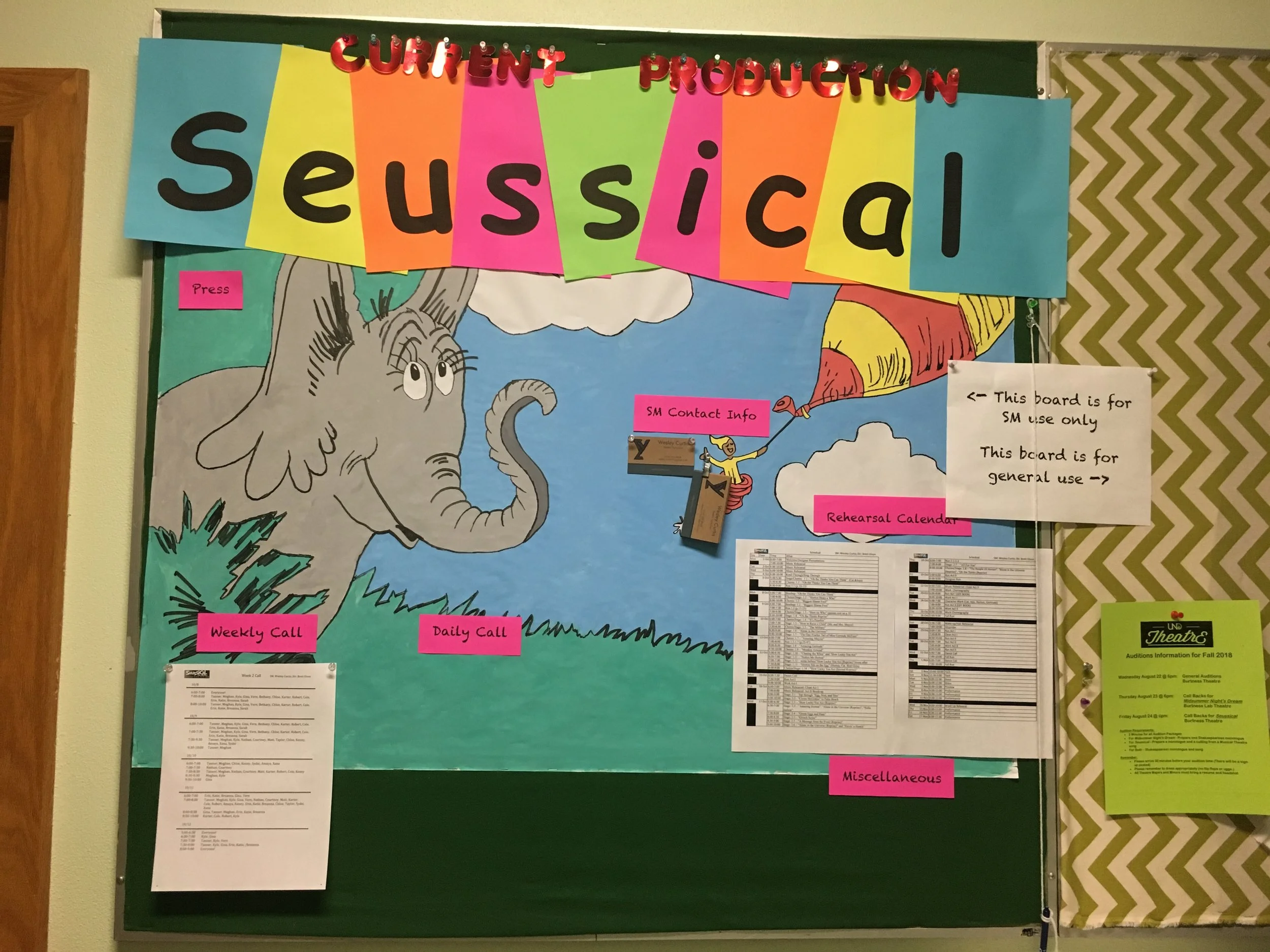 Seussical (Call Board)