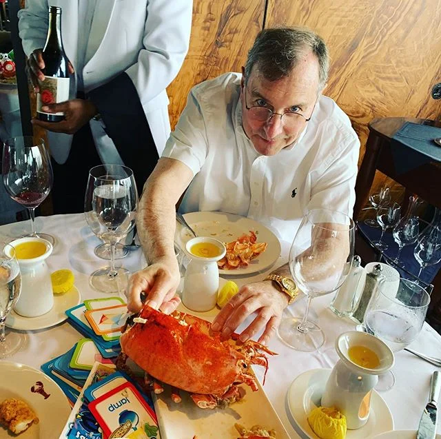Casual 6lb lobster for @bernard_ellen birthday !!! @joemuerseafood 🦐🦐🦐