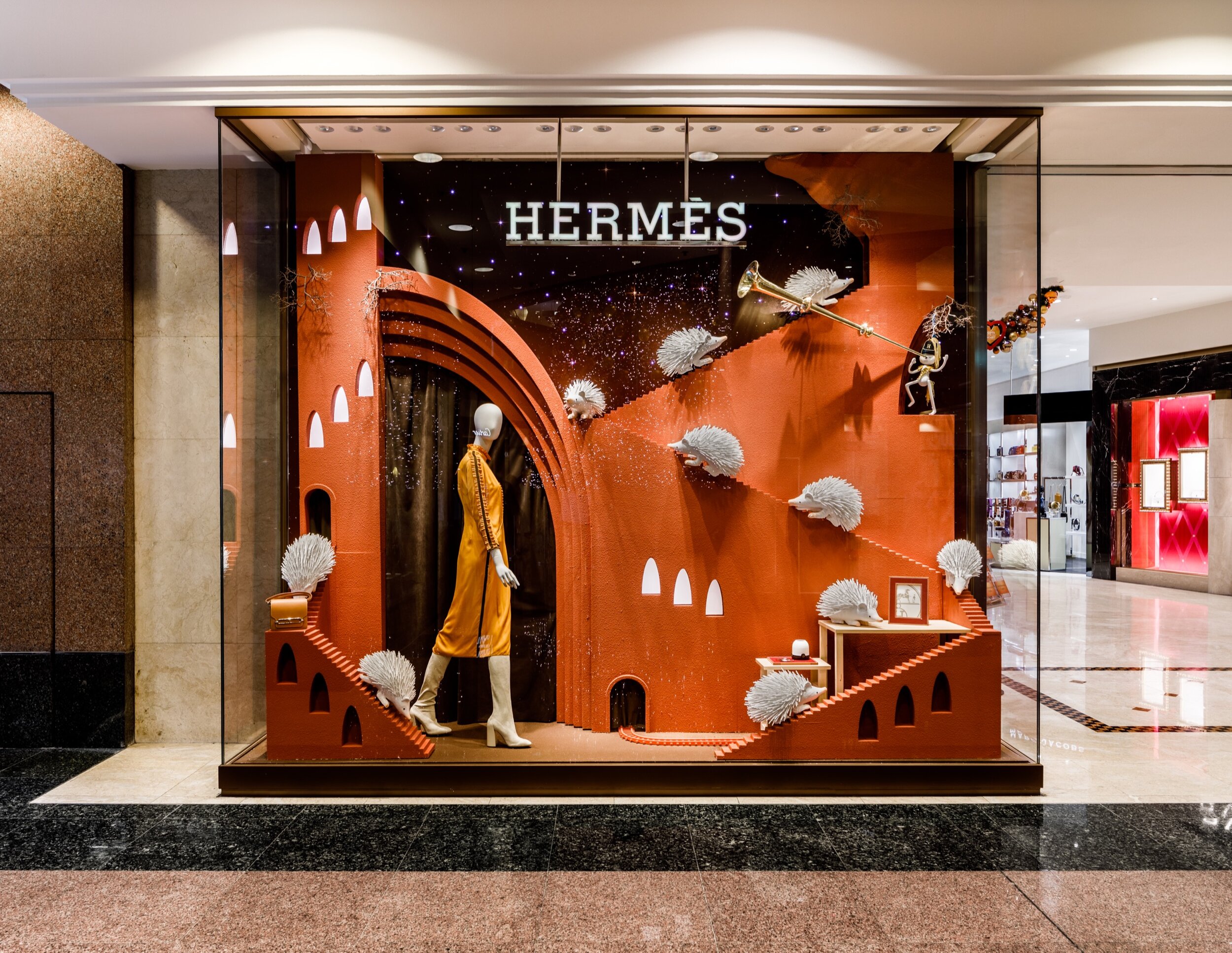 Hermes Window Display Takashimaya — Marcus Lim | Interior Architecture ...