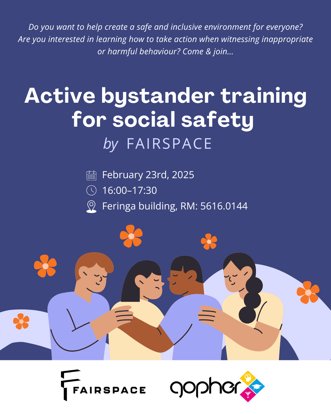 Active bystander training for social safety with Fairspace