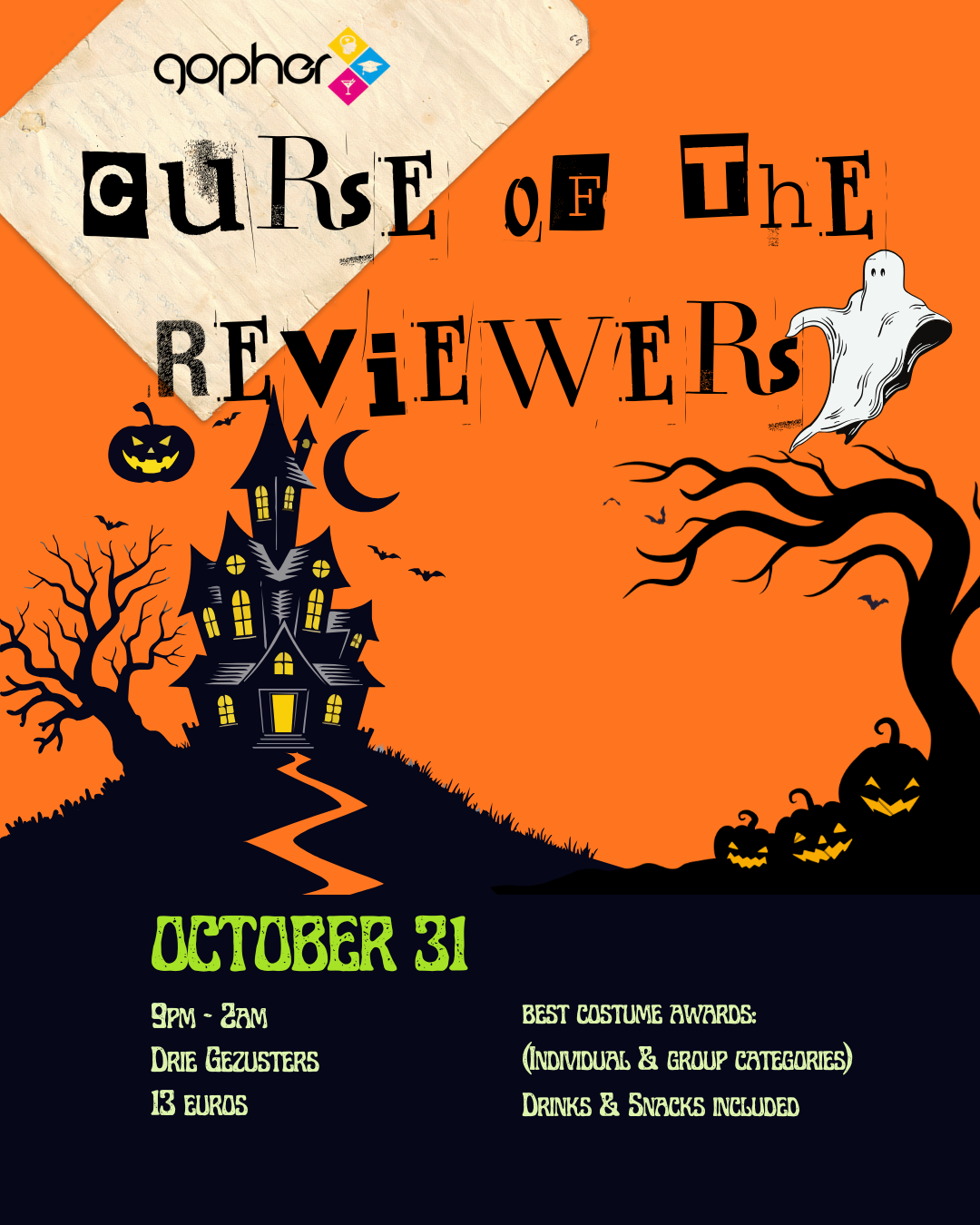 Halloween Party: Curse of the Reviewers 👻