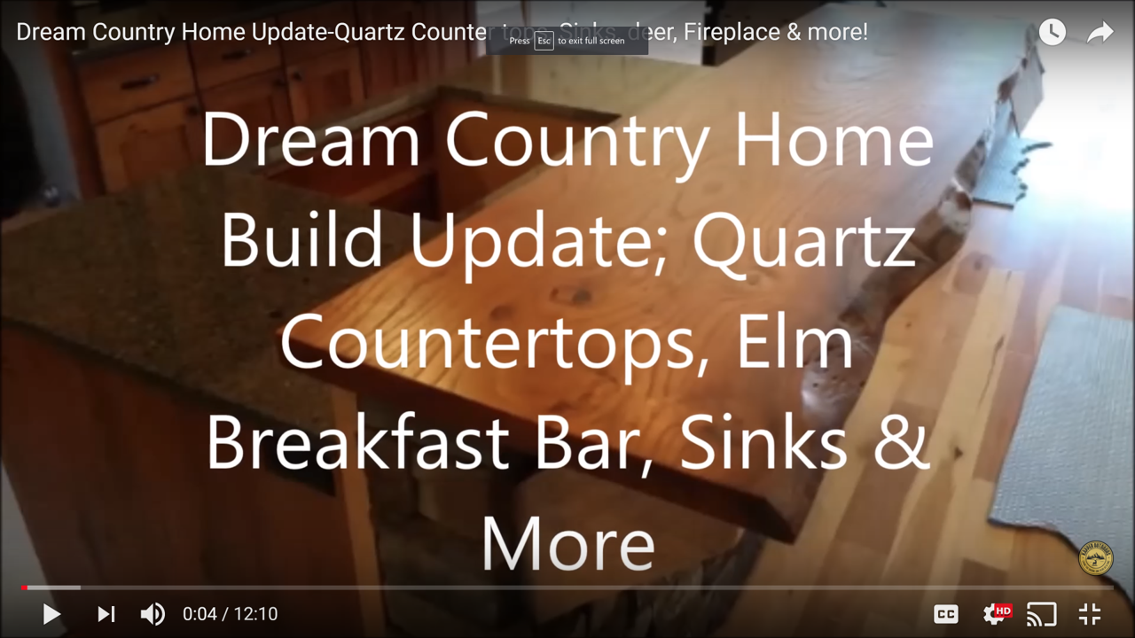 Quartz Countertops Elm Breakfast bar