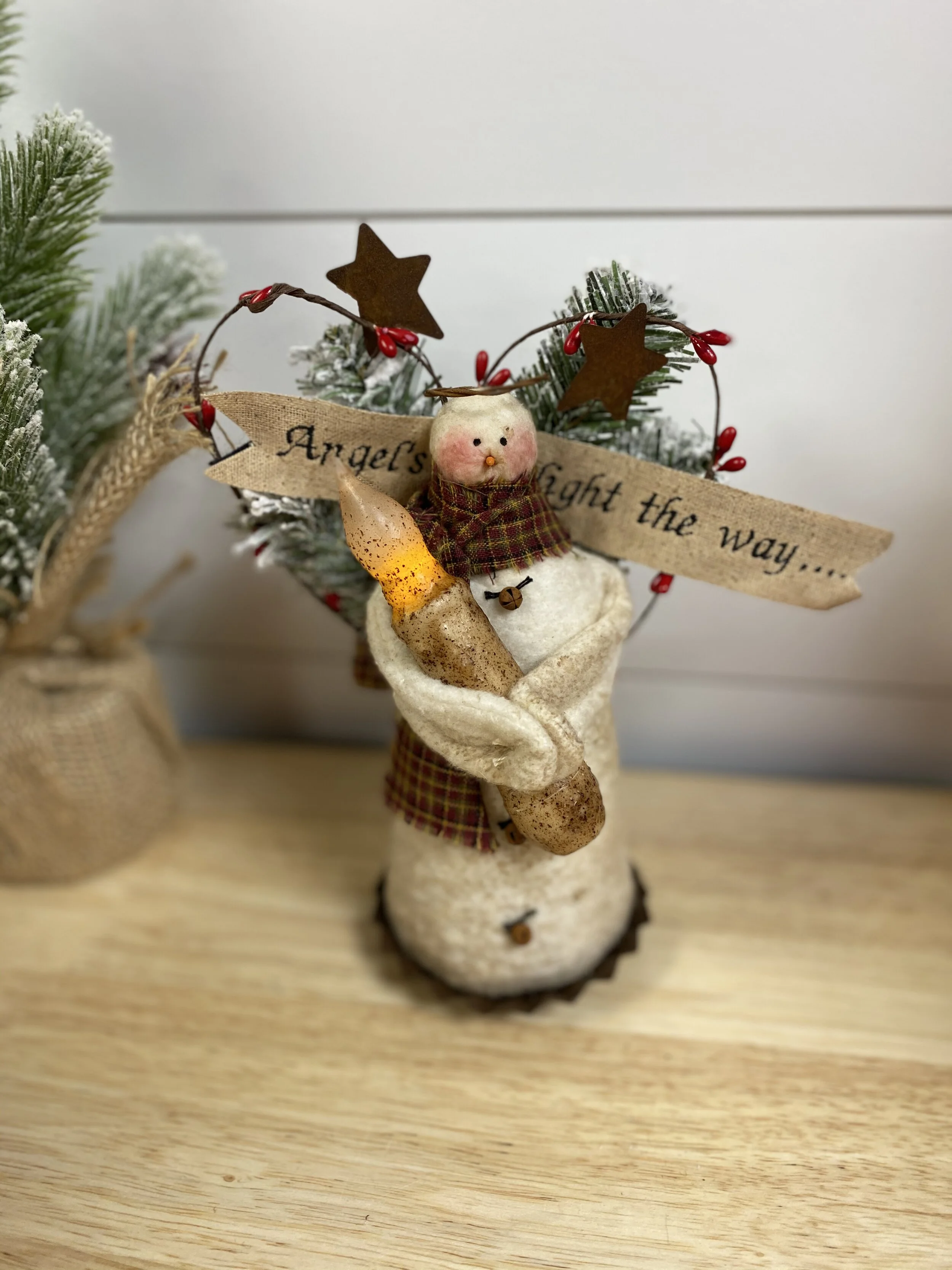 Angels Light the Way Snowman