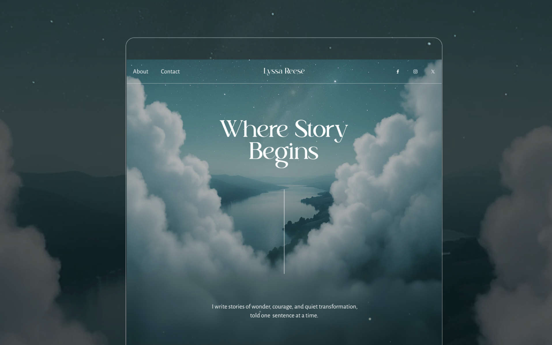 Author Website Examples for Fantasy Writers