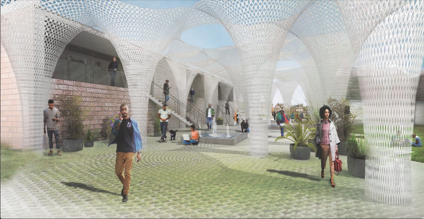 Design illustration of American Riad