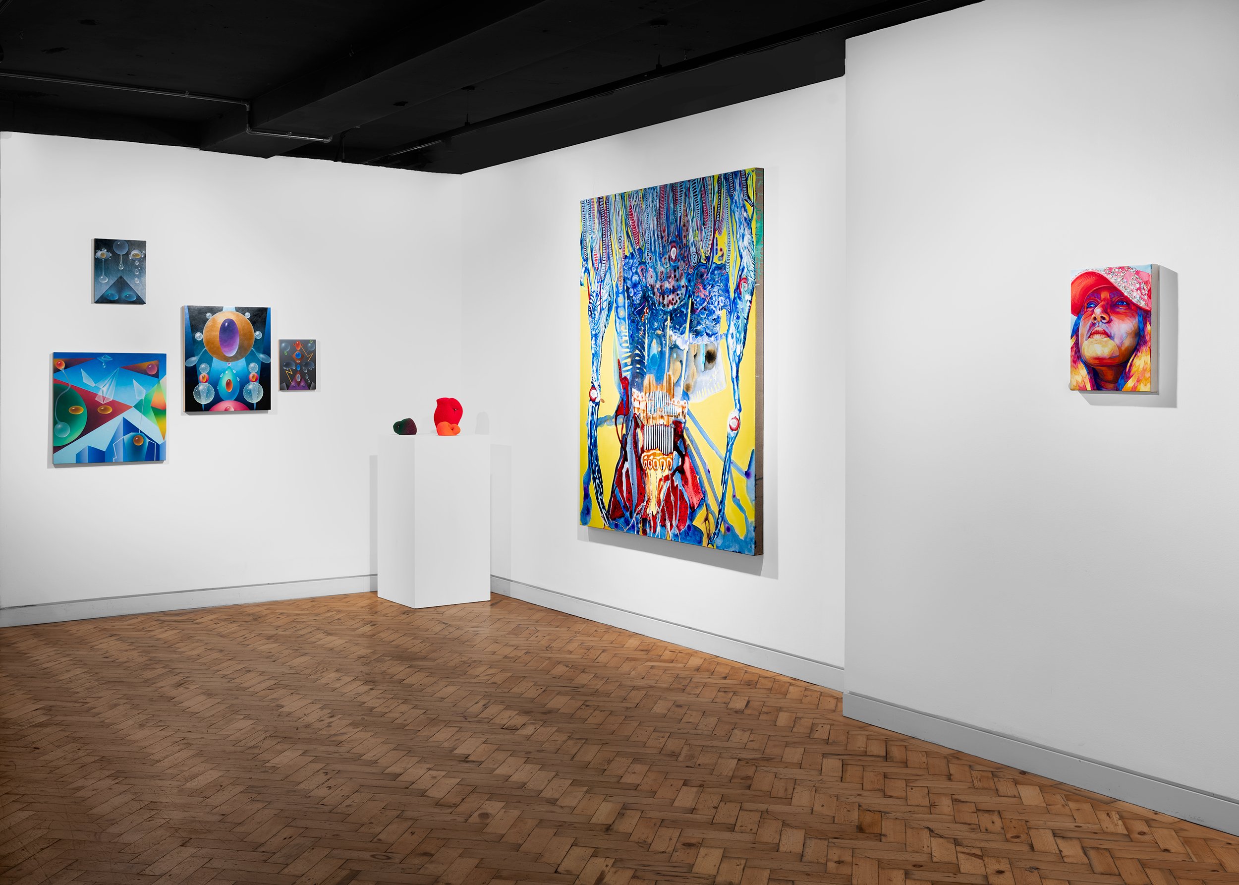 Installation view from "Vanguards" at Unit London, London, UK, 2022.