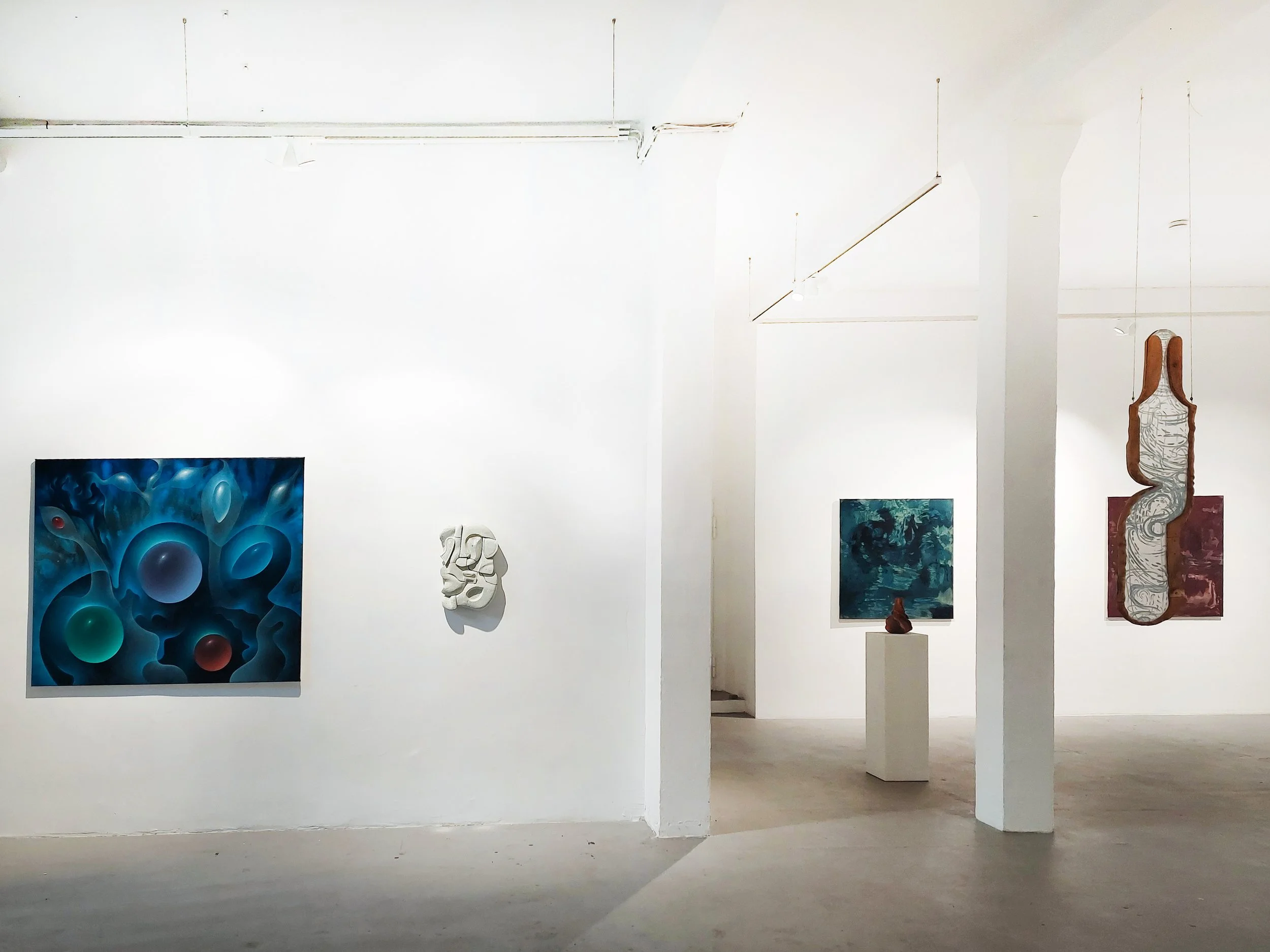 Installation view of "Ethereal" at Kristin Hjellegjerde, Berlin. 2025.