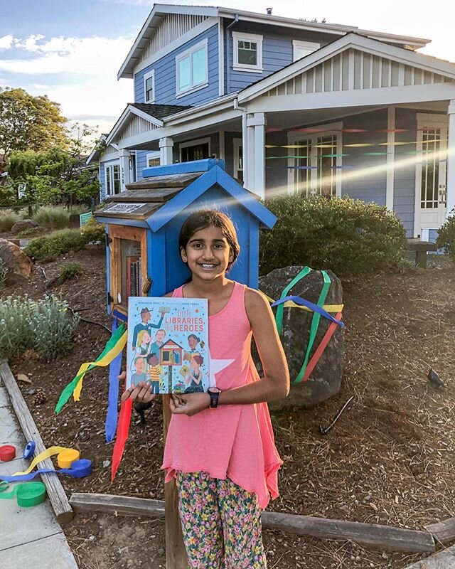 Our ongoing community kindness for the last few years has been running our @littlefreelibrary 📚 It is always very busy, but it&rsquo;s been even more popular since bookstores and libraries are closed because of #coronavirus #shelterinplace ❤️ //
.
K