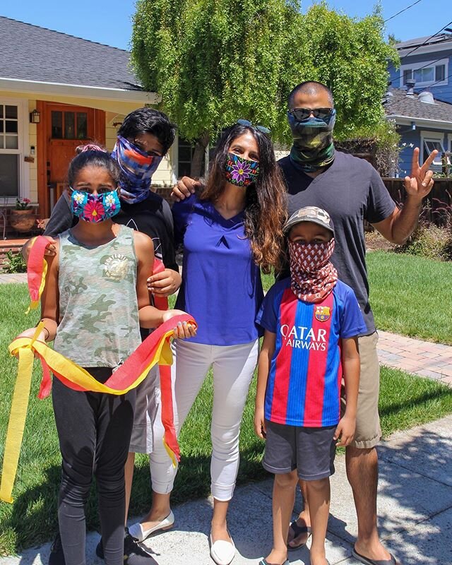 This week officially marked 100 days of #shelterinplace and though restrictions are easing up, we are pretty good about wearing masks in public 😷
.
Some common family responses:
😷&ldquo;Yes, it&rsquo;s itchy, hot, and annoying.&rdquo; 😷 &ldquo;Sor