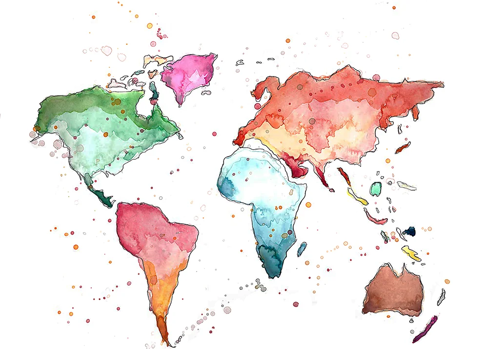 Colored Map