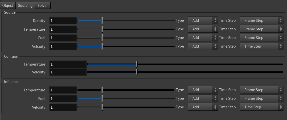 Solver node’s source tab.