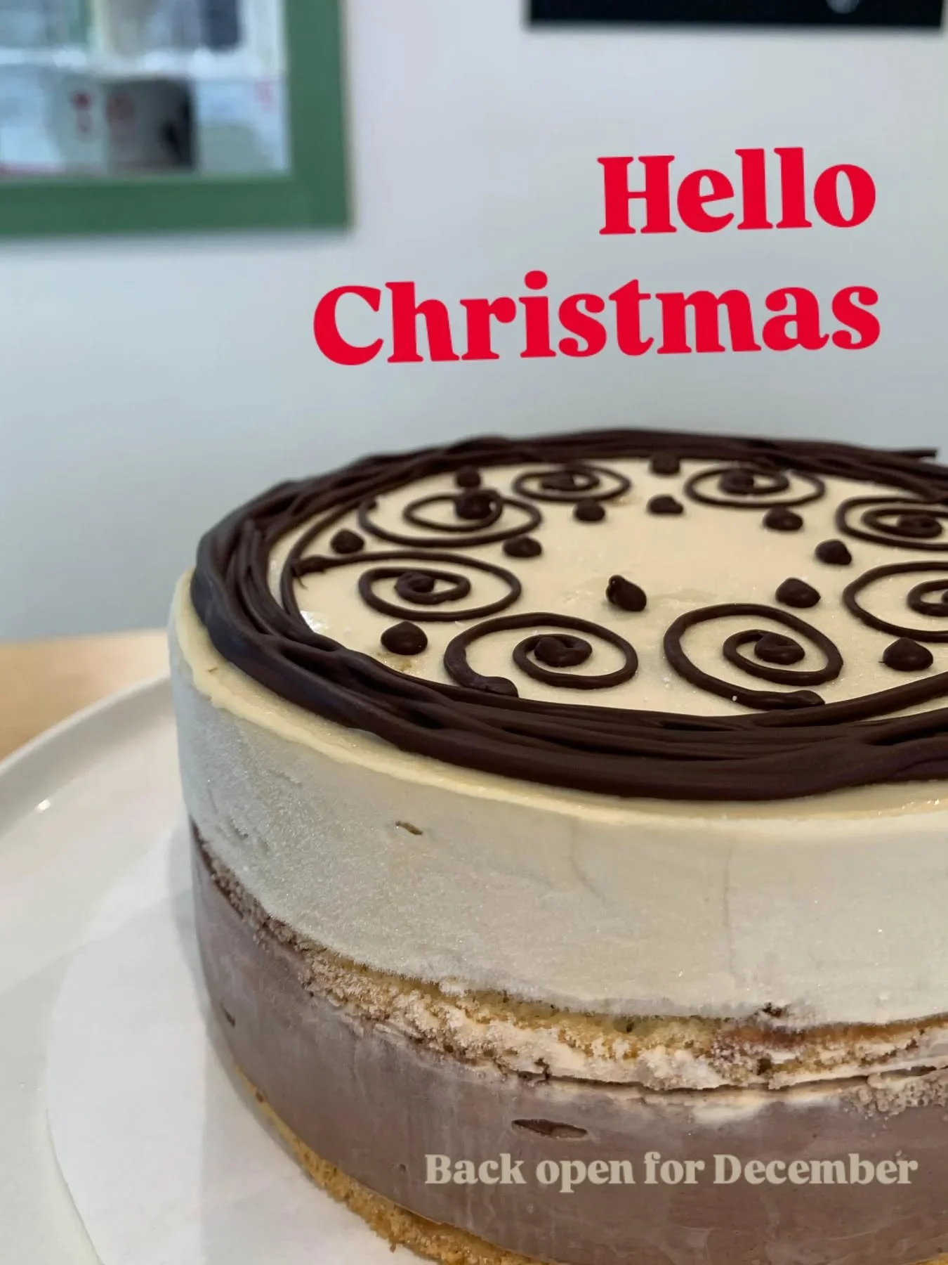 And we're back! We're very excited for our Christmas reopening, the stars are hung, the freezer is stocked and Christmas Pudding ice cream is on the scoop counter.

December is officially your last time to treat yourself to one of our ice creams, hot
