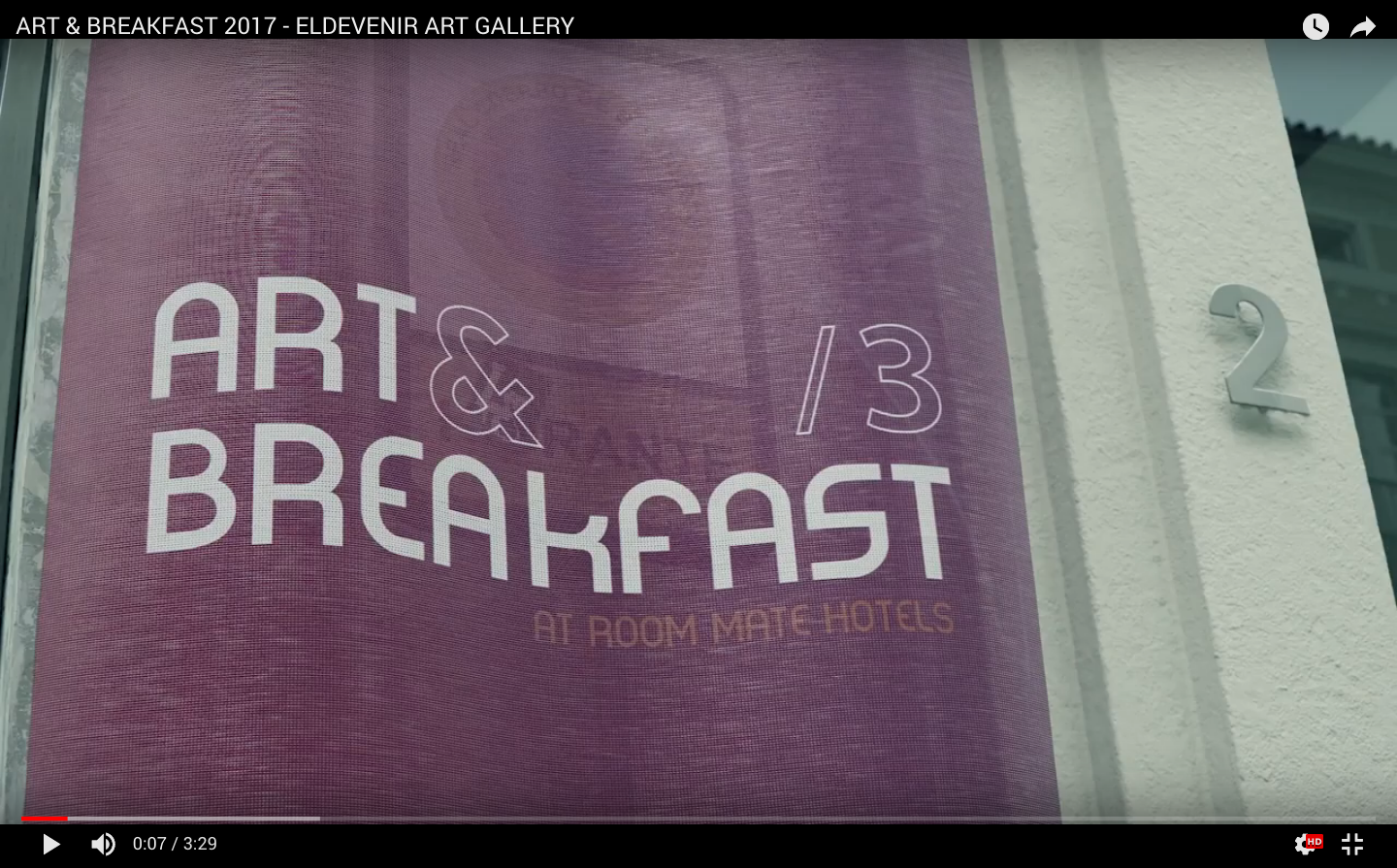 "Re-encuentro" Habitación 315, Feria Art&Breakfast : a short film