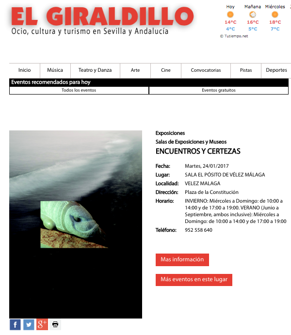 "ENCUENTROS Y CERTEZAS" EN EL GIRALDILLO