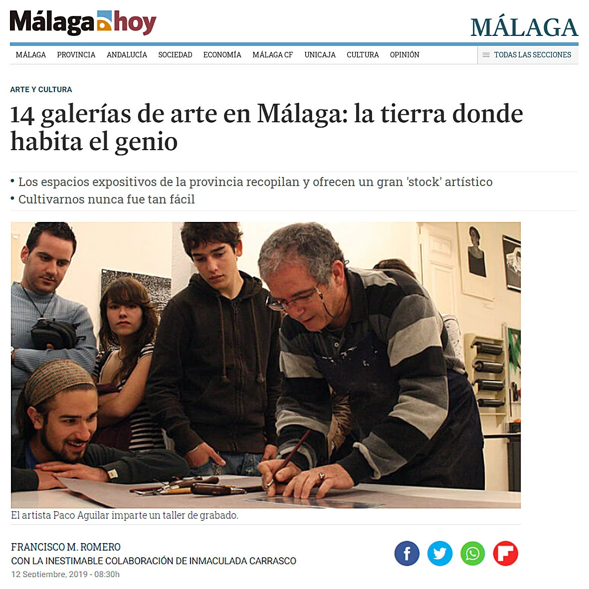 Eldevenir en Málaga Hoy