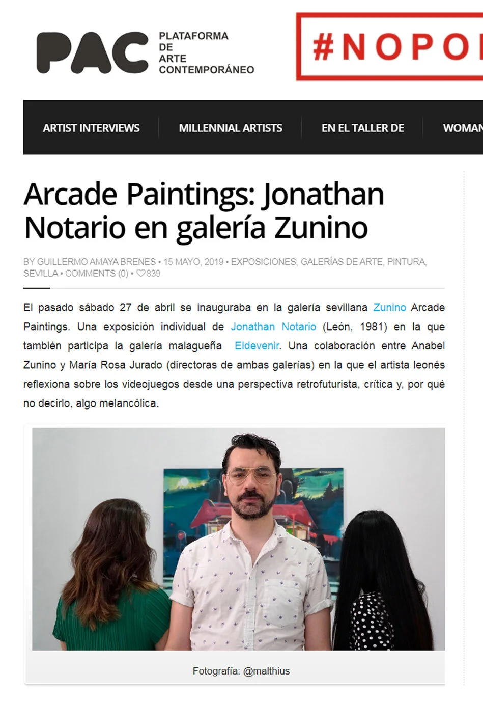 Eldevenir Art Gallery + Galería Zunino en PAC