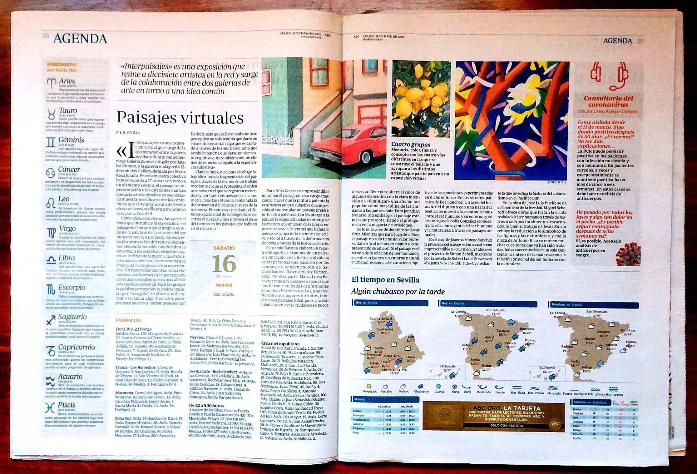 Interpaisajes en ABC de Sevilla