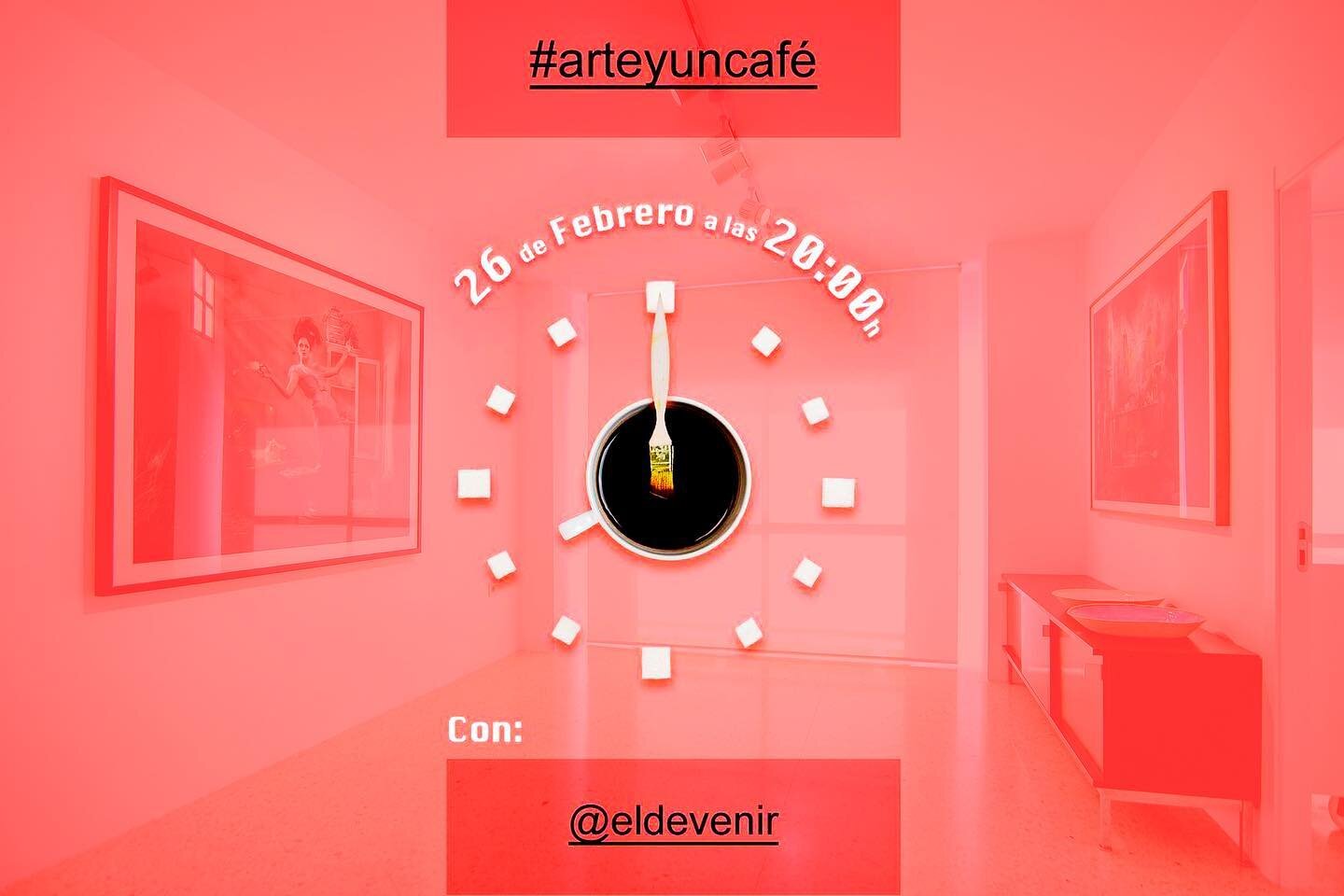 Estamos invitados al primer #arteyuncafe de este a&ntilde;o, un interesante formato de dos charlas al mes con agentes del mundo del arte ideado por @veoarte. Hablaremos de la exposici&oacute;n &quot;𝗔𝗰𝗼𝗺𝗽𝗮𝗻̃𝗼 𝗮 𝗺𝗶 𝘀𝗼𝗺𝗯𝗿𝗮&quot; de 𝗝?