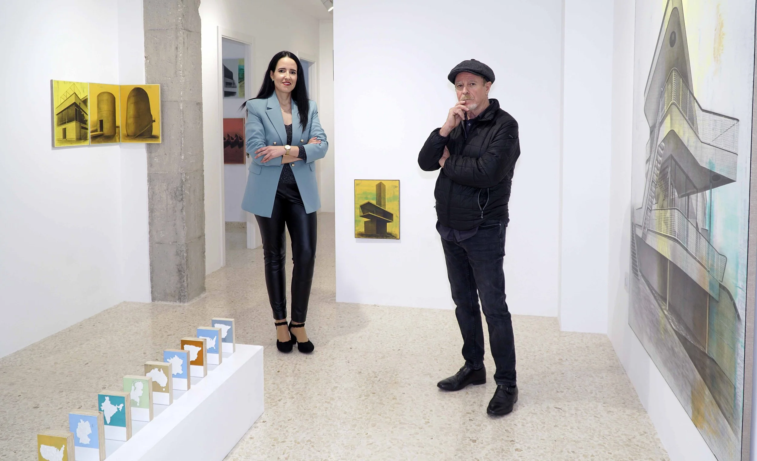 Ya inaugurada la exposición Poéticas Convergentes de Luis Acosta en nuestra galería