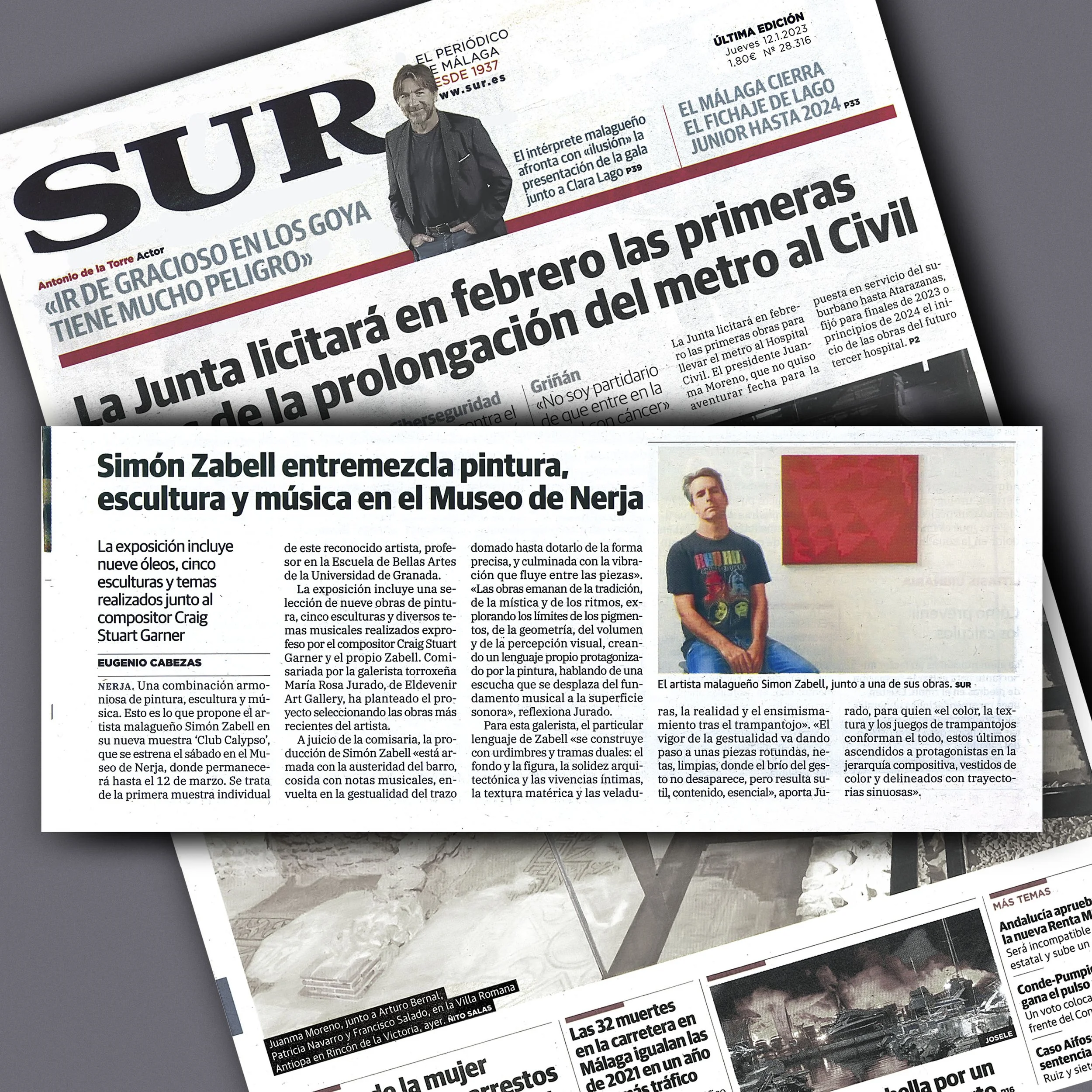 Nuestra exposición en Diario SUR