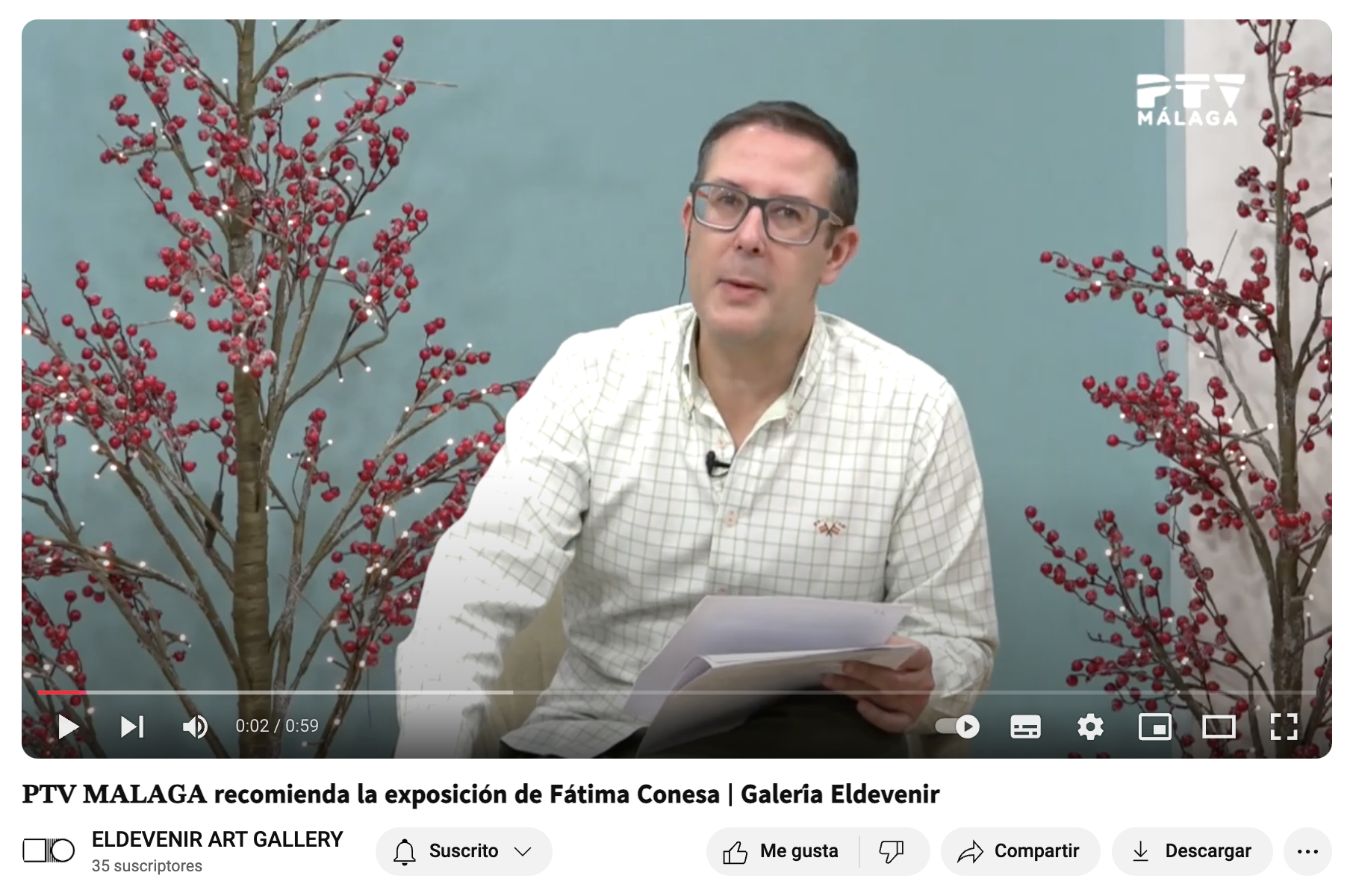 𝐏𝐓𝐕 𝐌𝐀𝐋𝐀𝐆𝐀 𝗿𝗲𝗰𝗼𝗺𝗶𝗲𝗻𝗱𝗮 𝗹𝗮 𝗲𝘅𝗽𝗼𝘀𝗶𝗰𝗶𝗼́𝗻 𝗱𝗲 𝗙𝗮́𝘁𝗶𝗺𝗮 𝗖𝗼𝗻𝗲𝘀𝗮 | 𝗚𝗮𝗹𝗲𝗿𝗶́𝗮 𝗘𝗹𝗱𝗲𝘃𝗲𝗻𝗶𝗿